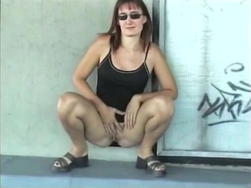 Секс в горах зимой с железом трубой