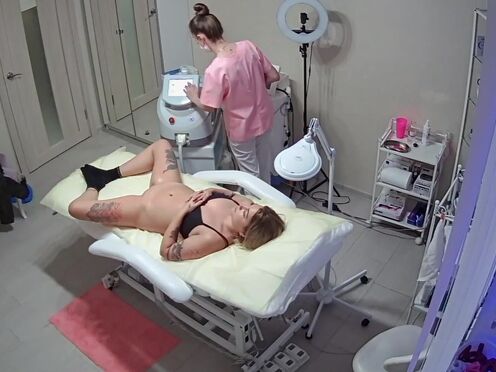 Секс со стройной леди