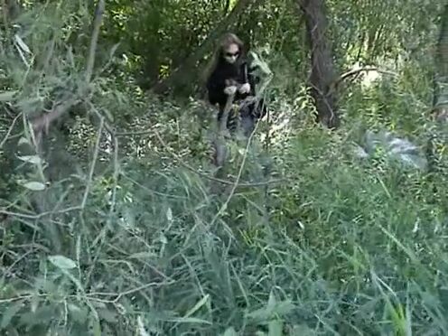 Трахнул застрявшую тетю в очко