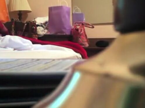 Худую в очках трах в попу