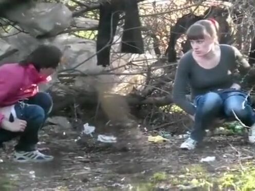 Утренний секс с худенькой подругой