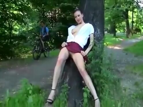 Трахнул хорошую телочку в попу